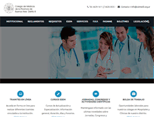 Tablet Screenshot of colmed3.com.ar